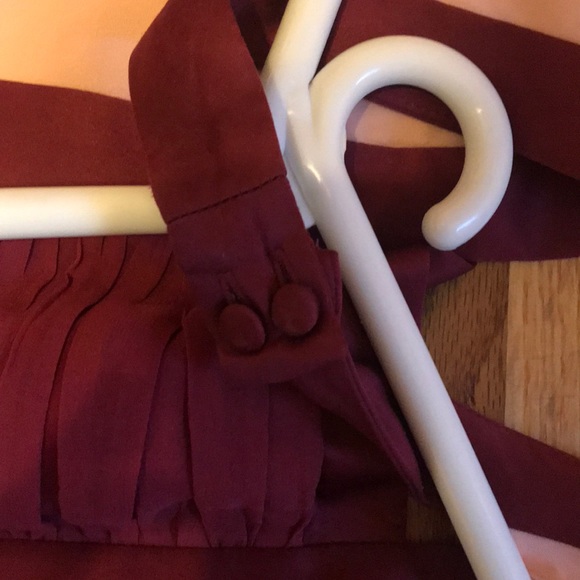 BCBGParis Wedding/Prom Dress Blush Pink & Burgundy - Picture 4 of 6